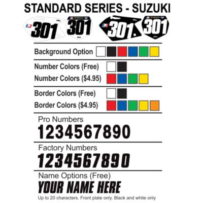  Factory Effex DX1 Backgrounds Standard - Suzuki