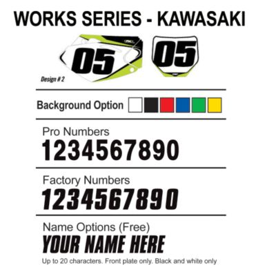 FACTORY EFFEX DX1 BACKGROUNDS WORKS - KAWASAKI