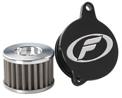 FILTRON SUPERFLOW STAINLESS STEEL OIL FILTER WITH COVER - LONG