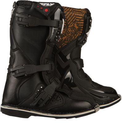 2012 FLY RACING YOUTH MAVERIK MX BOOTS BLACK -  ATV Boots 