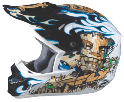 2010 FLY YOUTH TIKI MOTO HELMET
