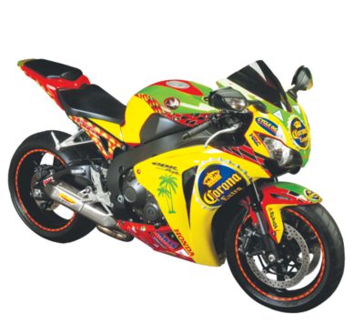 FLU DESIGNS HONDA/CORONA GRAPHIC KIT - 2012 Fox Comp 5 Boots - Undertow