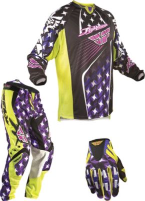  2011 Fly Racing Kinetic Flash Combo