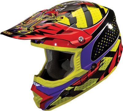 2012 FLY RACING TROPHY LITE HELMET - Dirt Bike Motocross Helmets