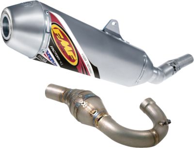  FMF Factory 4.1 Complete Exhaust - Stainless Steel Mid Pipe With Titanium Megabomb Header