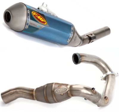 FMF FACTORY 4.1 STAINLESS SLIP-ON RCT WITH TITANIUM MEGABOMB HEADER - 