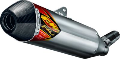 FMF ALUMINUM FACTORY 4.1 RCT STAINLESS STEEL SLIP-ON EXHAUST WITH CARBON FIBER END CAP - Dirt Bike Exhaust Systems & Accessories