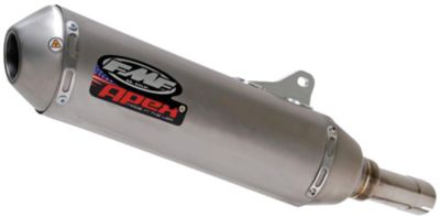 FMF APEX CYLINDRICAL SLIP-ON EXHAUST - TITANIUM - 2012 O'neal Pro Iii Elbow Guard
