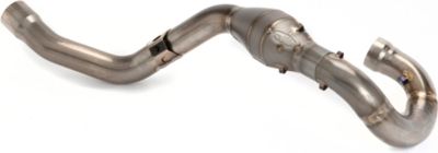 FMF MEGABOMB HEADER WITH MID PIPE - TITANIUM - 