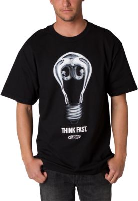 FMF THINK FAST T-SHIRT - Mens Casual Motocross Dirt Bike T-Shirts 