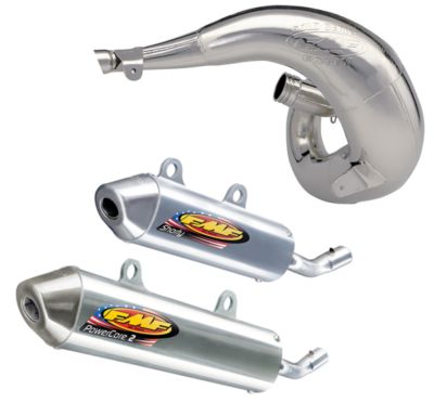  FMF Fatty Pipe &amp; Powercore 2 Silencer Combo