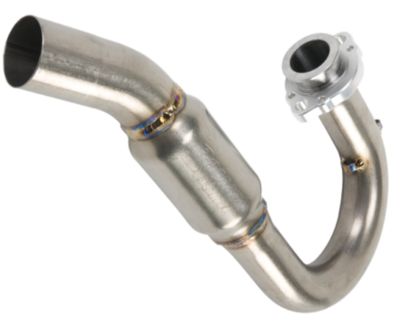 FMF SX POWERBOMB HEADER - TITANIUM - Dirt Bike Head Pipes