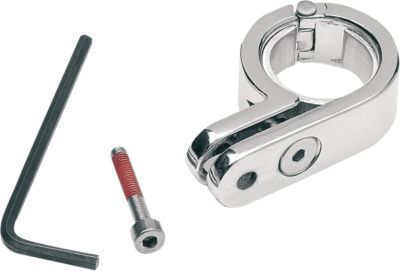 FORMOTION HANDLEBAR MOUNTING BRACKET - CHROME / 1-1/4 -  Cruiser Dash And Gauges 
