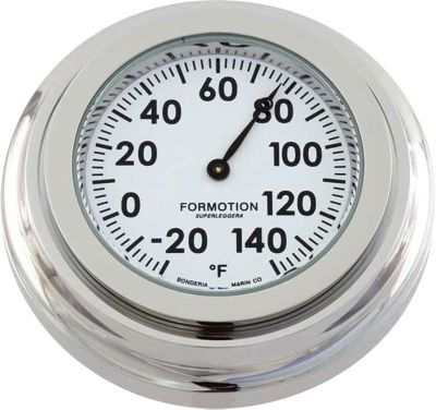FORMOTION FLAT MOUNT THERMOMETER -  Cruiser Dash And Gauges 