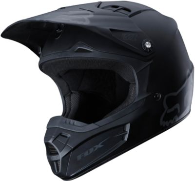 2012 FOX V1 HELMET - MATTE BLACK - Utility ATV Helmets