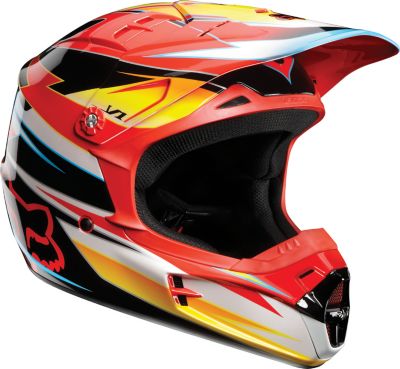 2012 FOX V1 HELMET - RACE - 