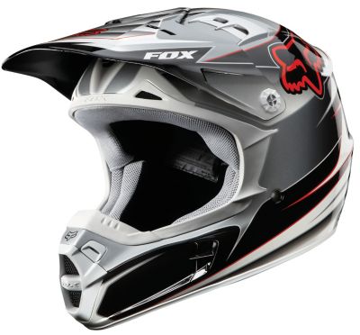 2012 FOX V2 HELMET - RACE -  Dirt Bike & Motocross Protective Gear 
