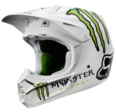 2012 FOX V3 HELMET - RC MONSTER PRO -  ATV Helmets 
