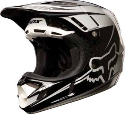 2012 FOX V4 FLIGHT CARBON HELMET - 