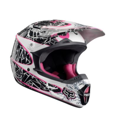 2010 FOX WOMEN'S V1 HELMET - PRINT