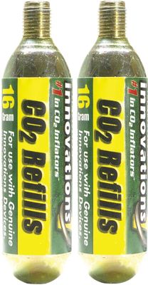 GENUINE INNOVATIONS THREADED CO2 CARTRIDGES - 16G - Engine Ice - 64 Oz