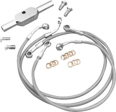 GALFER FRONT & REAR BRAKE LINE KIT - Cruiser Brake Lines