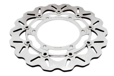 GALFER WAVE BRAKE ROTOR - FRONT LEFT - CHROME - 