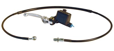 GRAVES BRAKE MASTER CYLINDER AND FRONT BRAKE LINE KIT - 
