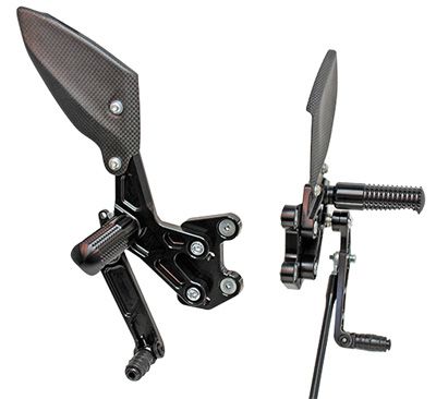 GRAVES ADJUSTABLE REARSETS -  Motorcycle Foot Controls 
