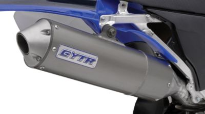 GYTR STAINLESS STEEL/ALUMINUM FULL OVAL EXHAUST SYSTEM - 4-Stroke Dirt Bike Exhaust Systems 