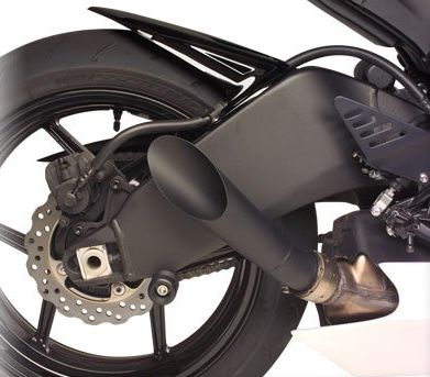 HOTBODIES RACING MEGAPHONE SLIP-ON EXHAUST - BLACK - 