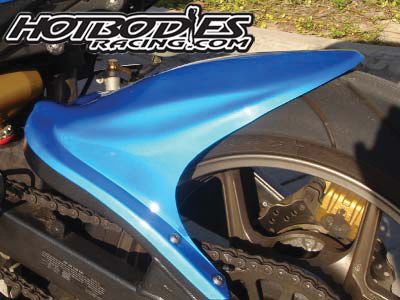 HOTBODIES RACING REAR TIRE HUGGER CANDY PLASMA BLUE - 