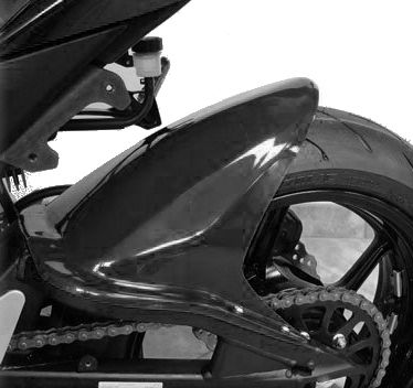  Hotbodies Racing Rear Tire Hugger - Black