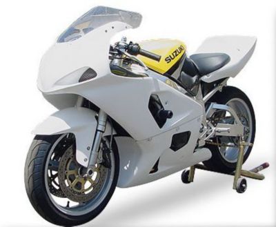 HOTBODIES RACING NON SRAD FIBERGLASS RACE UPPER - UNPAINTED - 