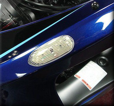  Hotbodies Racing Turn Signal/Mirror Block-Off Clear