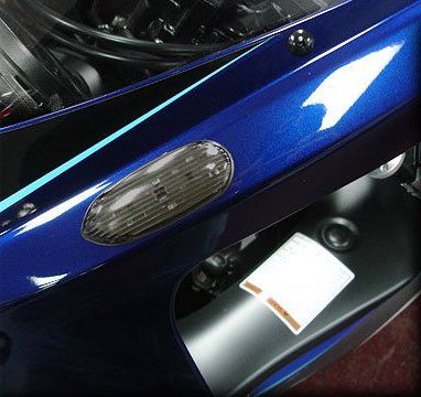 HOTBODIES RACING TURN SIGNAL/MIRROR BLOCK-OFF SMOKE