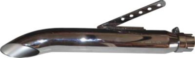 HELIX 19 TURN OUT MUFFLER -  Metric Cruiser Slip On Exhaust Systems 