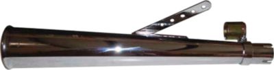 HELIX 22 BELL MEGAPHONE MUFFLER -  Metric Cruiser Slip On Exhaust Systems 