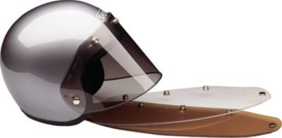 HJC HJ-09 FLAT SHIELD WITH TEAR-OFF POSTS - Cruiser Helmet Shields & Face Shields