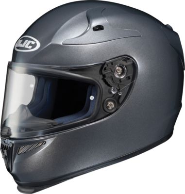 HJC RPS-10 SOLID HELMET - 2012 Fox Comp 5k Boots - Pee Wee