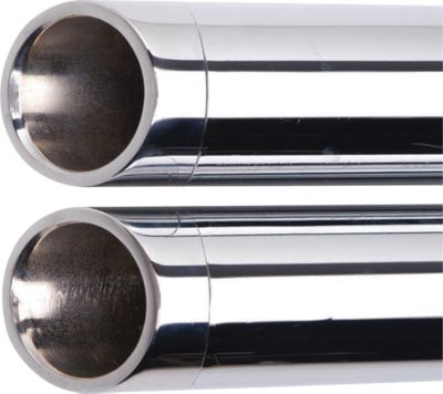 HARD KROME SLASH CUT DOUBLE WALL HARD TIP - Cruiser Parts 