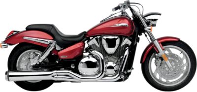 HARD KROME VELOCITY 2 INTO 1 EXHAUST - Bikemaster 2