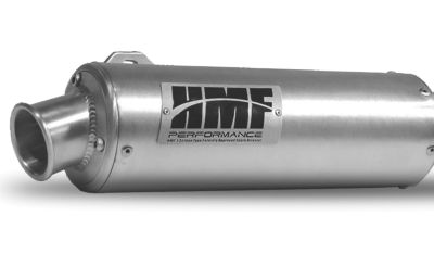 HMF UTILITY SLIP-ON EXHAUST - BRUSHED - 
