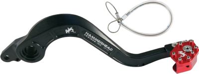 HAMMERHEAD BILLET BRAKE PEDAL - BLACK/RED