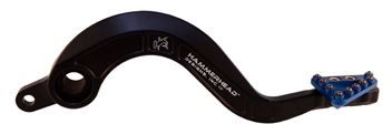 HAMMERHEAD BILLET BRAKE PEDAL - BLACK/BLUE -  Dirt Bike Brake Pedals / Motocross Brake Pedals 