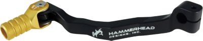 HAMMERHEAD BILLET SHIFT LEVER - BLACK/GOLD -  Dirt Bike Shift Levers / Motocross Shift Levers 