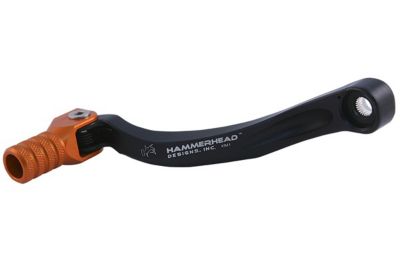HAMMERHEAD KNURLED TIP SHIFT LEVER - ORANGE -  Dirt Bike Shift Levers / Motocross Shift Levers 