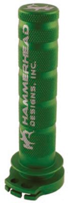 HAMMERHEAD ALUMINUM THROTTLE TUBE - GREEN