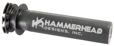 HAMMERHEAD ALUMINUM THROTTLE TUBE - DARK GREY -  Dirt Bike Throttle Assemblies & Accessories 