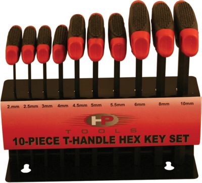  HP Tools T-Handle Hex Set - 10-Piece